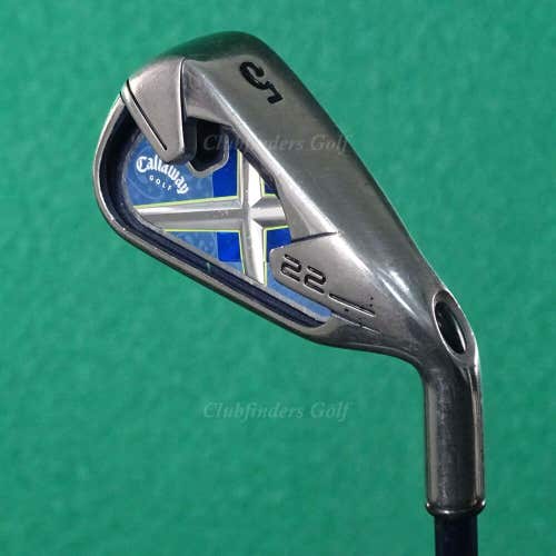 Lady Callaway X-22 Single 5 Iron Factory 45G Graphite Women's