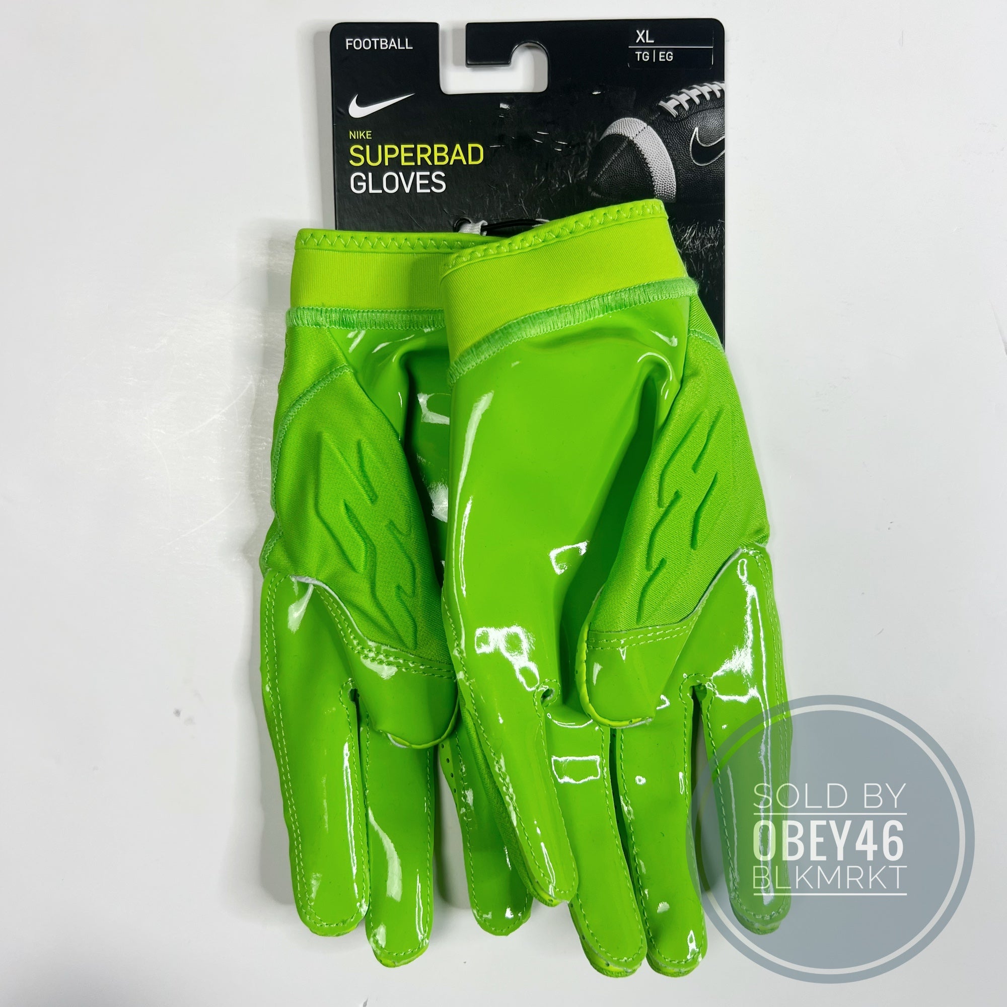 nike vapor gloves green