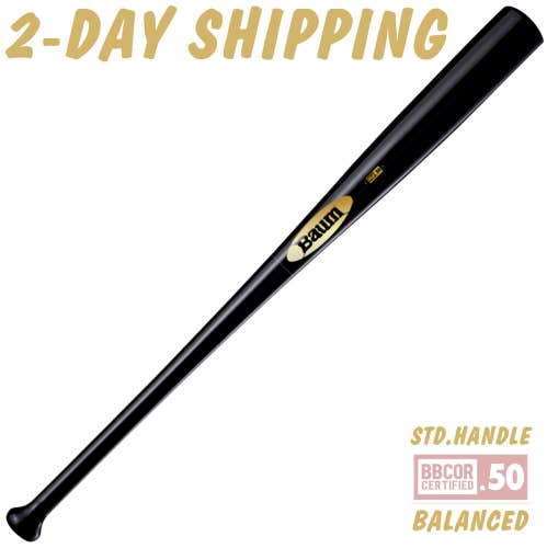 BAUM BAT GOLD STOCK  32.5"/29.5 oz Maple Composite BBCOR Bat -Std. Knob/Balanced ►210 DAY WARRANTY◄