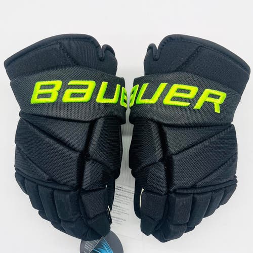 New Dallas Stars BLACKOUT Bauer Vapor 2X Pro Hockey Gloves-14"-Single Layer Palms