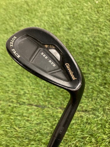 Used Men's Cleveland 588 RTX Black Pearl Right Wedge Regular 52