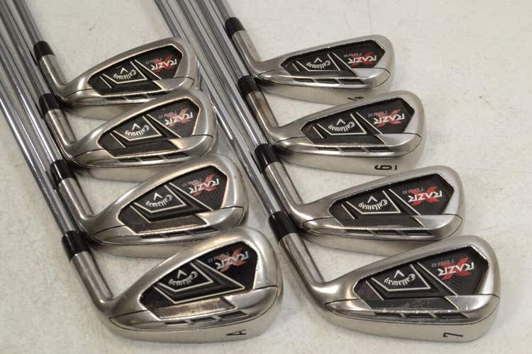 Callaway RAZR X Tour 4-PW,AW Iron Set Right Uniflex Steel # 178978