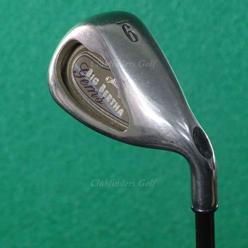 Lady Callaway Big Bertha 2004 Gems Single 9 Iron Gems 65i Graphite Ladies