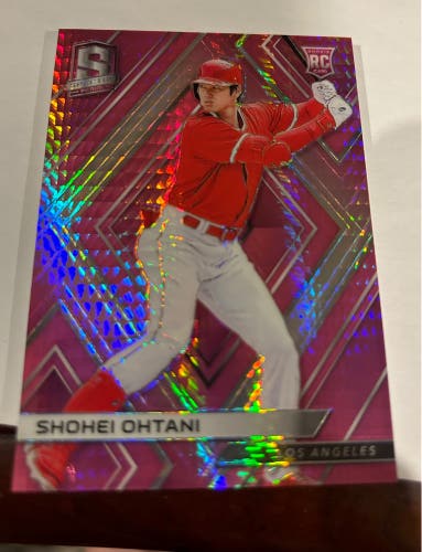 Ohtani 2018 Chronicles Spectra Pink Prism Rc /75