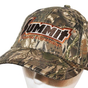 Summit Racing Equipment Camouflage Sport Cap - One Size Adult Camo Brown Oak Hat