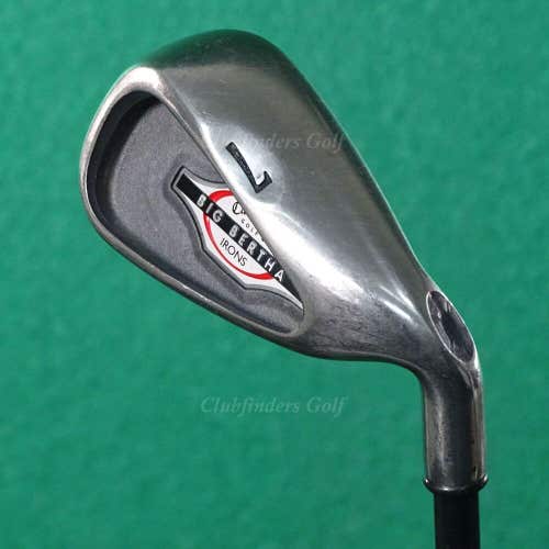 Callaway Big Bertha 2002 Single 7 Iron Factory RCH 75i Graphite Light