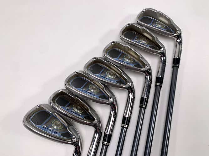 TaylorMade Burner Plus Iron Set 6-PW+GW+SW REAX 50g Ladies Graphite Womens RH