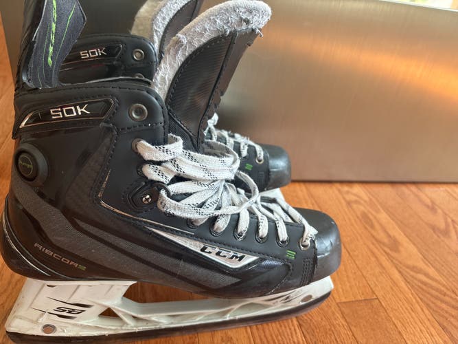 Used Senior CCM Regular Width  11 RibCor 50K Hockey Skates