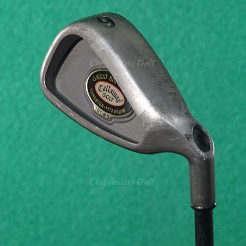 Callaway Great Big Bertha Tungsten Titanium Single 6 Iron RCH 96 Graphite Firm