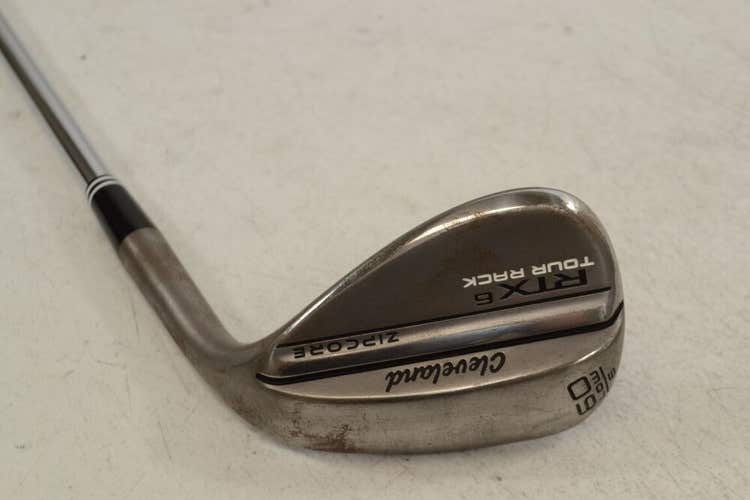 Cleveland RTX-6 Zipcore Raw 60*-06 Wedge Right DG S400 Stiff Flex Steel # 179453