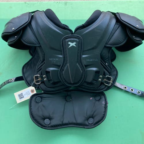 Xenith Velocity 2 Youth Medium Shoulder Pads with backplate