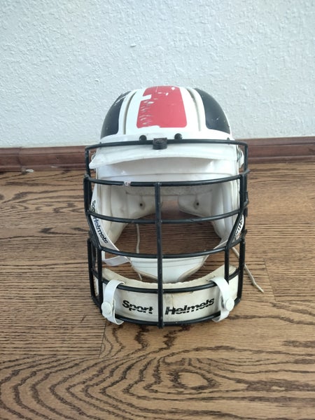 Used  Old School Lacrosse Helmet