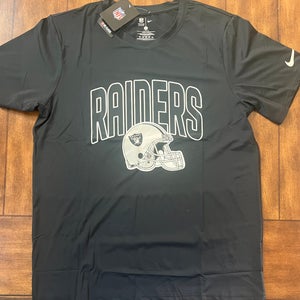 Las Vegas Raiders Dri-Fit Black T-Shirt  NWT Size Large