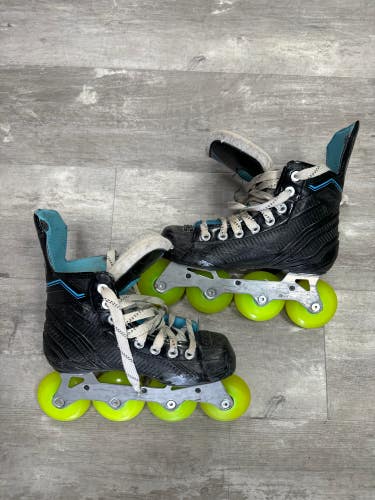 Used Junior Bauer RSX Inline Skates Regular Width Size 4