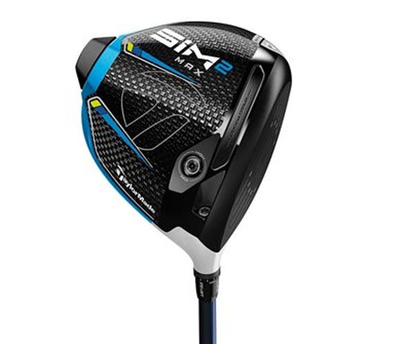 NEW TaylorMade Sim2 Max 9.0* Driver Graphite Fujikura Ventus Blue 5-S Stiff Flex