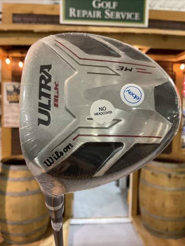 Wilson Ultra BLK #3 Fairway Wood Golf Club Seniors Flex Graphite Shaft MLH