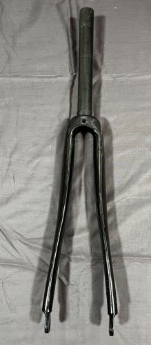 Black Carbon Fiber 700C Road Fork 215mm 1-1/8" Threadless Steerer Tube CLEAN