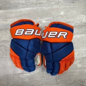 Blue Used Junior Bauer Vapor 1X Pro Gloves 12"