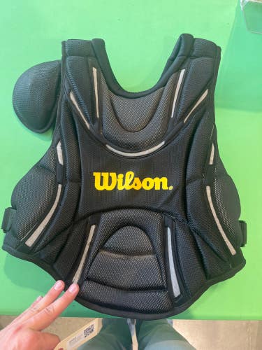 Black Used Adult Wilson Hinge Catcher's Chest Protector