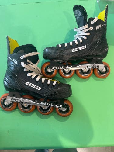 Used Senior Bauer RS Inline Skates Regular Width Size 8