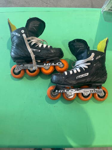 Used Junior Bauer RS Inline Skates Regular Width Size 4