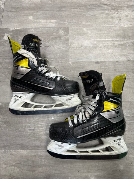 Used Senior Bauer Ignite Pro Hockey Skates Regular Width 7