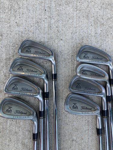 Used Men's Titleist DCI OverSize Iron Set Right Handed Regular Flex Steel Shaft