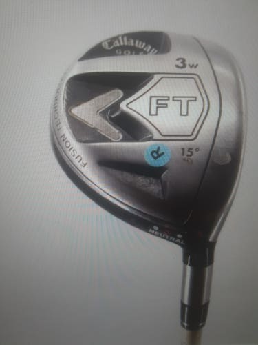 Used Men's Callaway FT Right Handed Fairway Wood Regular Flex 3 Wood