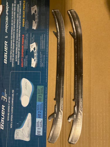 Two Sets of Bauer LS5 Carbon 246mm Skate Blades