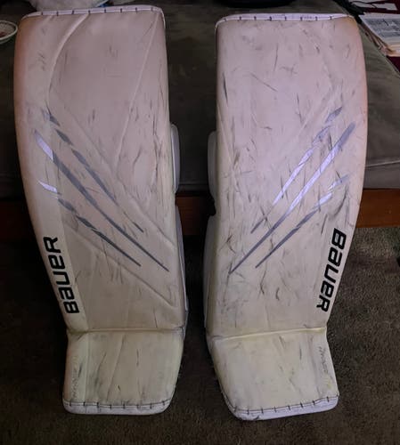 Used 36" Bauer Hyperlite Goalie Leg Pads