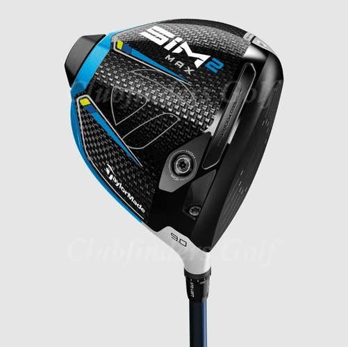 NEW TaylorMade SIM 2 MAX 9° Driver Fujikura Ventus Blue 5-S Graphite Stiff w/HC