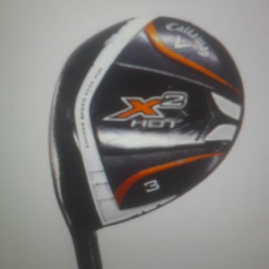 Used Men's Callaway X2 Hot Left Hand Fairway Wood Stiff Flex 3 Wood