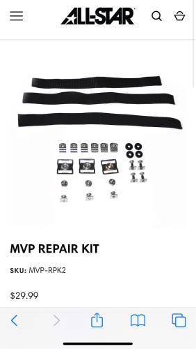 All-Star Catcher’s Helmet MVP Repair Kit