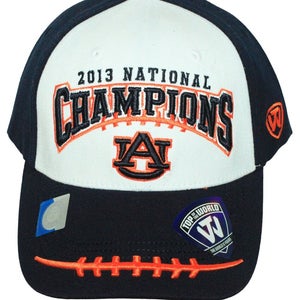 Vintage Auburn University NCAA Football SEC Champion Hat - Top Of The World 2013