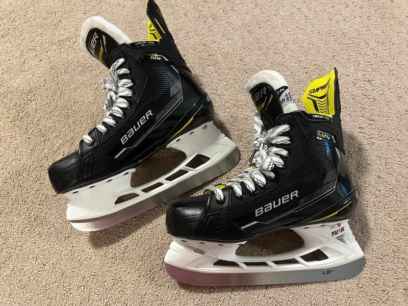 New Intermediate Bauer Supreme M4 Hockey Skates Size 5 Fit 2