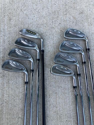 Used Men's Cobra 3100 IH Iron Set Right Handed Regular Flex Steel Shaft