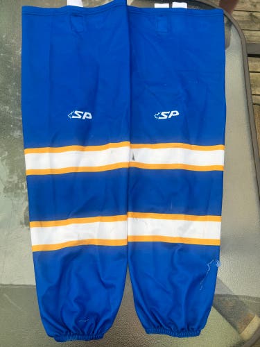 Blue & Yellow Game Socks