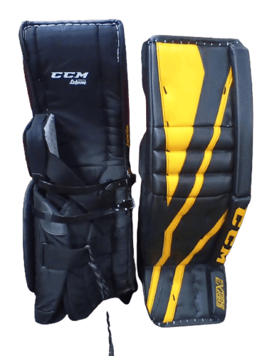 Used Ccm Custom 34" Goalie Leg Pads