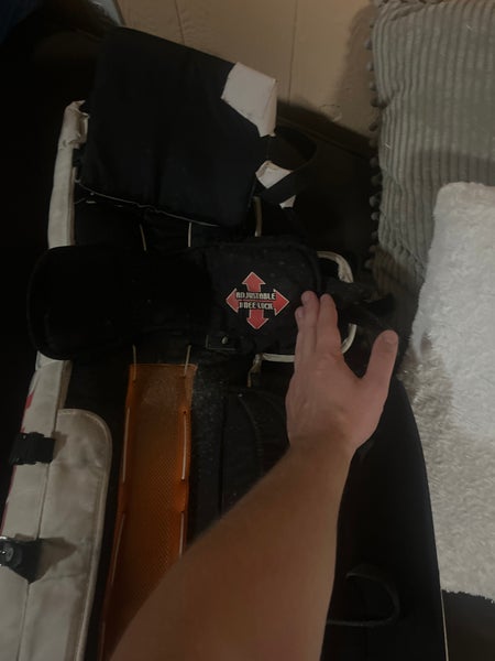 Used  Itech  X-Wing Goalie Leg Pads