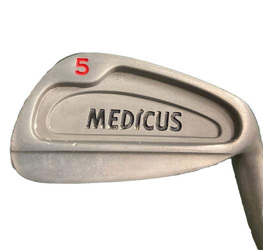 Medicus Golf Single Hinge Training 5 Iron RH PP Stiff Steel 37.5" Nice Condition