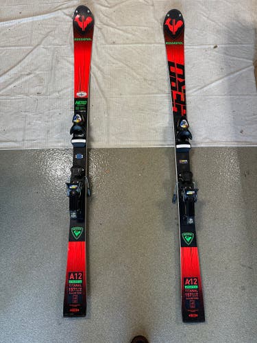 2023 Women's Rossignol HERO ATHLETE FIS SL Skis With Bindings Max Din 18