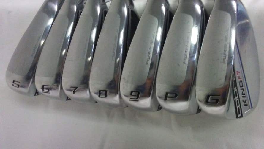 King Cobra King F7 One Length Irons Set 5-PW+GW (Steel Regular, LEFT) Golf Clubs