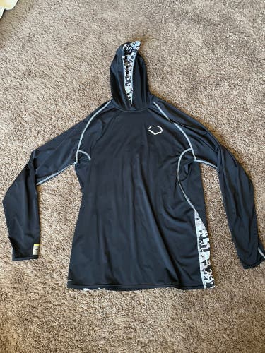 Evoshield Long-Sleeve Athletic Shirt with Hood Men's XL