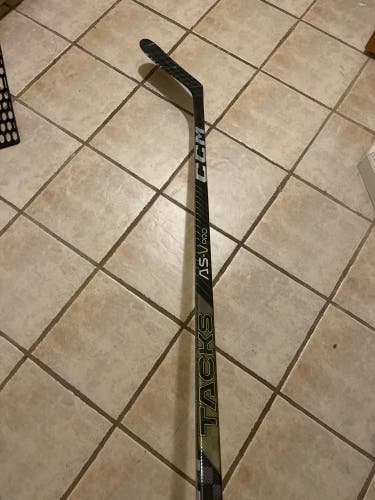 Used Senior CCM Left Hand Pro Stock Super Tacks AS-V Pro Hockey Stick