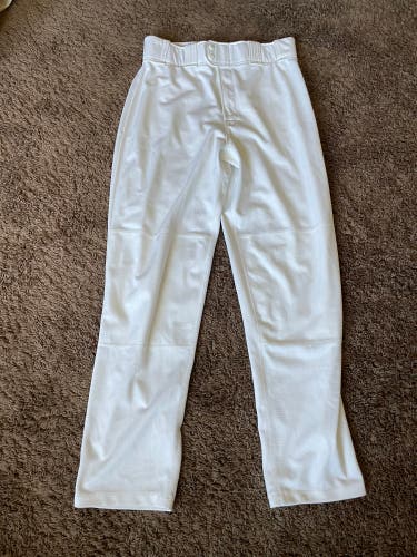 Rawlings Baseball Pants Men's Large White Relaxed Fit