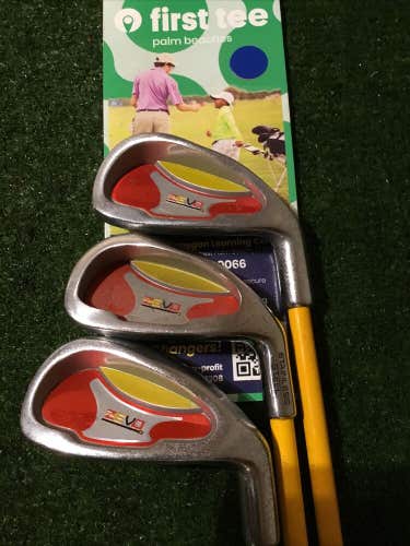 Zevo Juniors Irons Set (5, 7, 9 Irons) Graphite Shafts