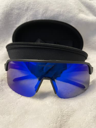 Brand New Oakley Sutro Lite Black With Blue Frame Sunglasses With Case