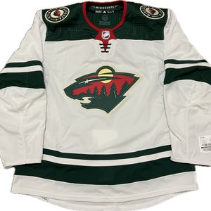 NWT Minnesota Wild Blank MiC Adidas NHL Hockey Jersey Size 54