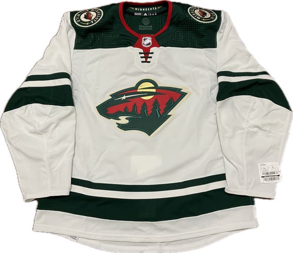 NWT Minnesota Wild Blank MiC Adidas NHL Hockey Jersey Size 54