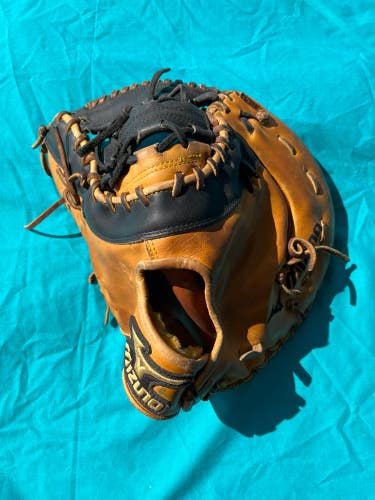 Brown Used Mizuno Classic Pro Left Hand Throw First Base Baseball Glove 12.5"